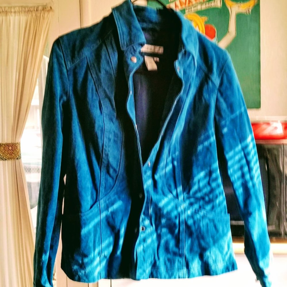 Coldwater Creek Suede/Leather Jacket Small